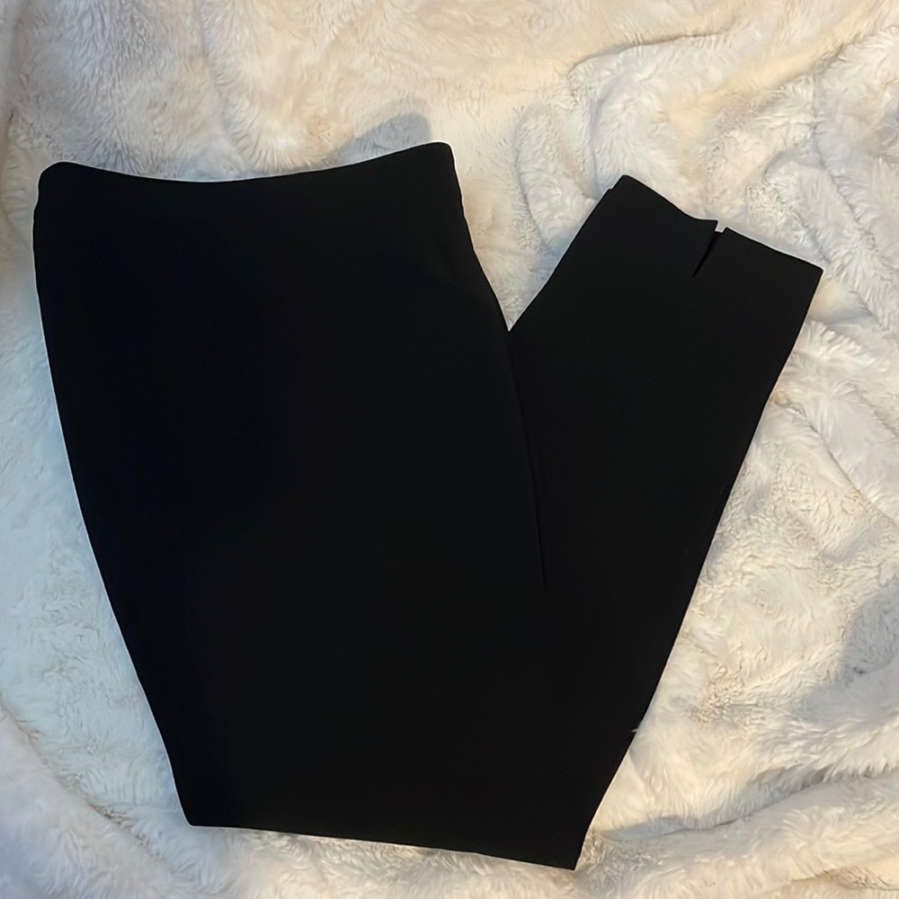 Celine Wool flat front Slim Leg Trouser Pants